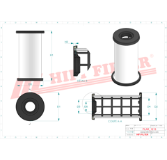 Filtre d'aération adaptable HIFI FILTER SAO7126