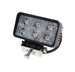 Phare de travail Rectangulaire 6 LED 10 - 30V 18W 1140 lumens