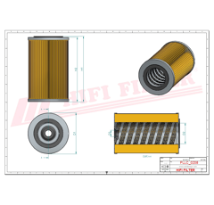 Filtre à huile adaptable HIFI FILTER SO6719