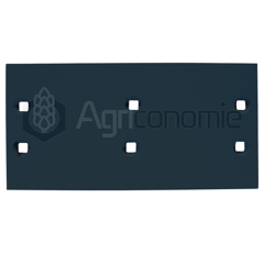 Anlagenplatte wendbar für Pflug LEMKEN 411508 - Nachbau