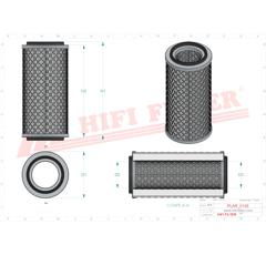 Filtre à air adaptable HIFI FILTER SA12328