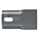 Racloir métallique 1pour rouleau packer BREVIGLIERI 0032811 adaptable