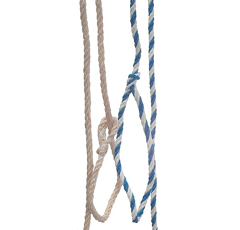 Anbindestrick aus Jute mit großer Schlaufe