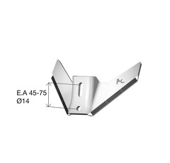 Aileron monobloc AGRICARB pour déchaumeur SOLBERG adaptable