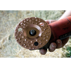 Disque à sabot gros grain  125 mm UKAL