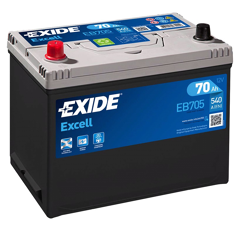 Batterie 12 V 70 AH EB705 Exide