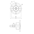 Komplettsatz Lager Ø 117 mm für Grubber Nachbau