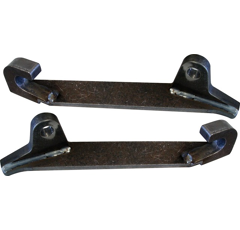 Kit crochets droite / gauche pour chargeur JOHN DEERE - STOLL - ALO adaptable