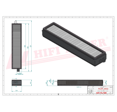 Filtre à air adaptable HIFI FILTER SC70161