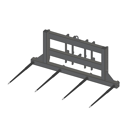 Pic bottes frontal Ø 45 mm pour type d'attelage SCHÄFFER 2026 adaptable