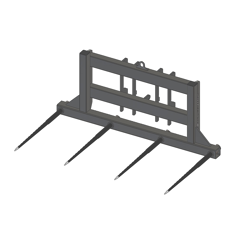 Pic bottes frontal Ø 45 mm pour type d'attelage SCHÄFFER 2026 adaptable