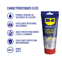 Tube de graisse Haute Performance Multifonction 150 g - WD40 Specialist