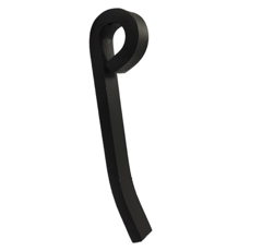 Fléau pour broyeur 168,5x20mm KVERNELAND A137177600 adaptable - Blacksteel©