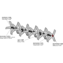 Herse à bêche rotative D 1740 x 430 mm adaptable BlackSteel©