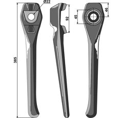 Kreiseleggenzinken - links 1169901240N Lely Nachbau