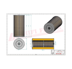 Filtre hydraulique adaptable HIFI FILTER SH56144