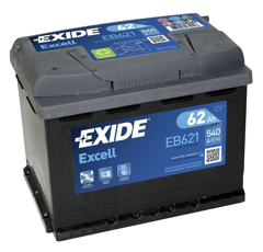 Batterie 12 V 62 AH EB621 Exide