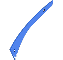 Streichblech-Streifen 3 - links SRP328PL3M Rabe by Muzzi Industrie