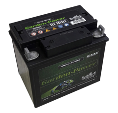 Rasentraktorenbatterie, Wartungsfrei - rüttelfest,  30 AH 12 V Garden Power