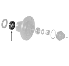 Roulement conique pour tracteur LANDINI 6704867010 adaptable