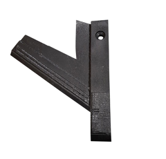 Lame Droite de décompacteur avec plaquettes carbure et rechargement AGRISEM 2012331 adaptable