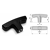 T-Griff mit Innengewinde 68x16 84211M8