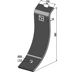 Déflecteur MixIn pour VADERSTAD 168265 adaptable
