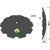 Disque crénelé ∅510x4,5 pour cover crop JOHN DEERE adaptable - Blacksteel©