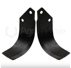 Lame de fraise gauche courbée 60 x 6 mm DONDI adaptable - BlackSteel©