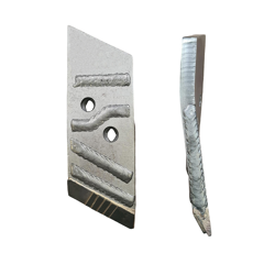 Pointe Droite carbure et rechargement pour charrue OVERUM  94608 adaptable