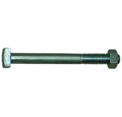 Boulon tete carree 18x200 zingue (bte de 25)