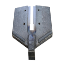 Lame 4 trous pour décompacteur carbure et rechargement DEMBLON 7036 adaptable