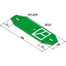 Ressorts à lame 440 mm pour cultivateur KVERNELAND 57066 adaptable