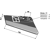 Aileron droite 190 - 9,5 mm adaptable - BlackSteel©