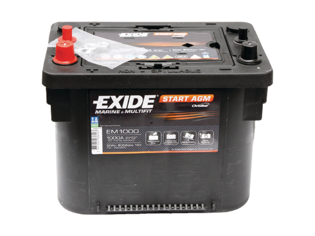 Traktorbatterie EXIDE MAXIMA EM 1000 12V 50AH