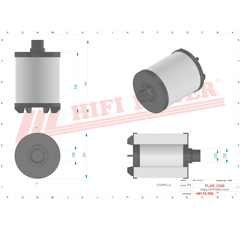Filtre d'aération adaptable HIFI FILTER SAO6202