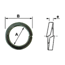 Rondelle grower Ø 12 mm zinguée (Vendu par 200)