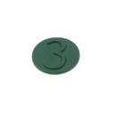 Clip z.Aufsteckdeckel BG4   grün Nr. 3  