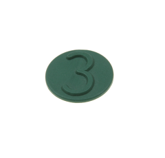 Clip z.Aufsteckdeckel BG4   grün Nr. 3  