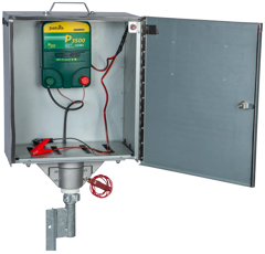 Boitier antivol avec électrificateur P3500 et module solaire 55 W - PATURA