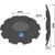 Disque crénelé ∅580x5 pour déchaumeur PÖTTINGER 850.41.023.0 adaptable - Blacksteel©
