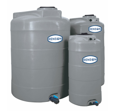 Cuve de stockage d'eau grise en PE pré-équipée - RENSON