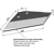 Aileron gauche pour FROST 51835 adaptable - BlackSteel©