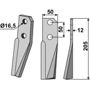 Rotorzinken - rechts KUH01R Kuhn Nachbau