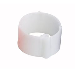 Lot de 100 bagues blanches à clips - CHICK'A