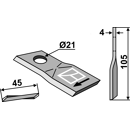 Couteau rotatif 1832533 adaptable - BlackSteel©