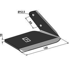 Aileron droite pour FARMET 3003293 adaptable