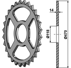 Sternring - Ø470mm