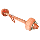 Bremsachse 7000 SB/300x60 SB/F70 mm vierkant Rinner 