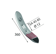 Soc chisel AGRICARB 360 x 60 mm adaptable